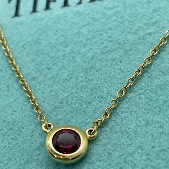 Tiffany & Co. Ruby Peretti by the Yard Necklace in 18k Yellow Gold 16" - Picture 2 of 16